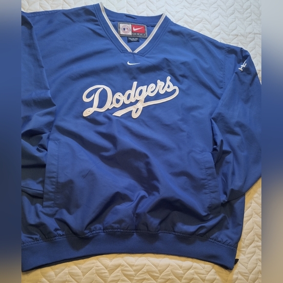 Vintage Nike Blue Dodgers Men's Sweater - Picture 2 of 8